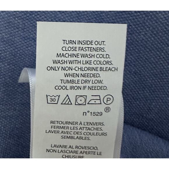 POLO RALPH LAUREN Mens Custom Fit Blue Shirt Pony Stretch Mesh XL - Picture 8 of 9